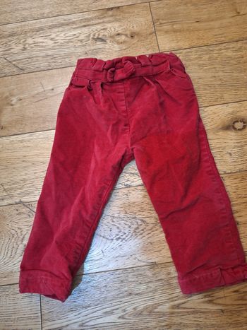 Lots de 4 pantalon fille 18M 80CM