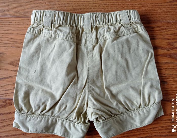 Ensemble short + t-shirt été fille, taille 12 mois - photo numéro 4