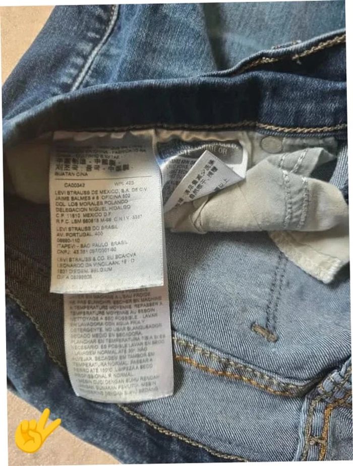 Jean Levi's 524  W29|FR38 L32 coupe patte d'eph bleu marine Femme-Women pan404 - photo numéro 7