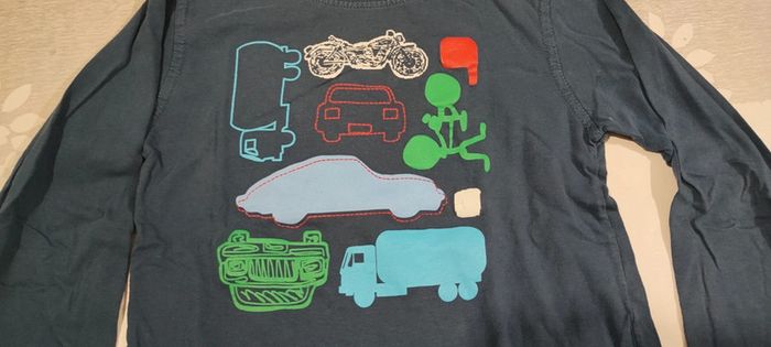 T-shirt manches longues T 7/8 ans - photo numéro 2