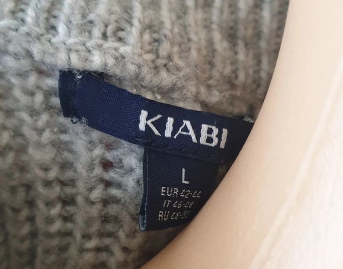 💜 Pull mailles ajourée taille L 40 Kiabi #emyfleury_40femme - photo numéro 3