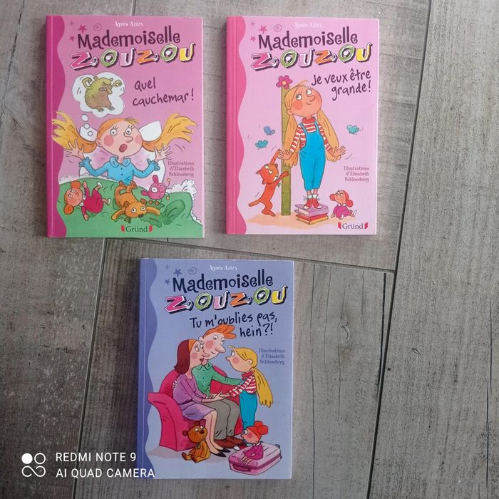 Lot de 3 livres Mademoiselle Zouzou