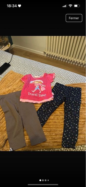 Lot habits fille 3 ans