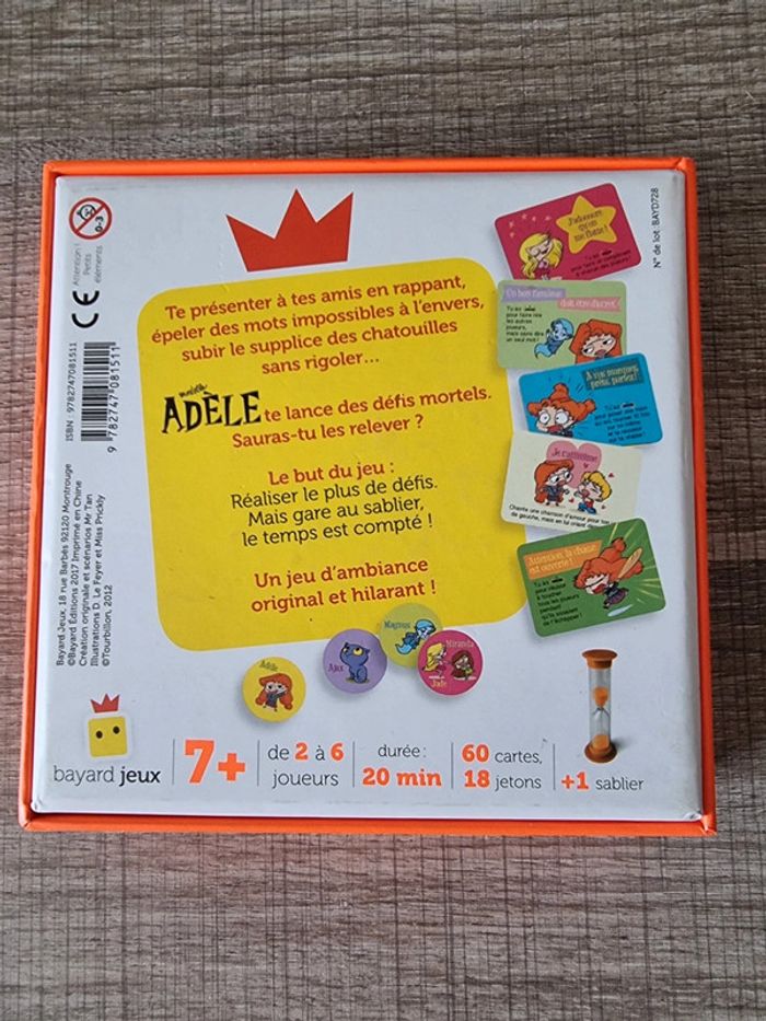 Jeu de société Mortelle Adèle - photo numéro 2