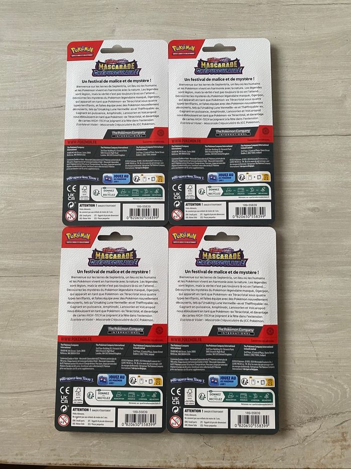Pokémon booster sous blister EV06 Mascarade Crépusculaire - photo numéro 2