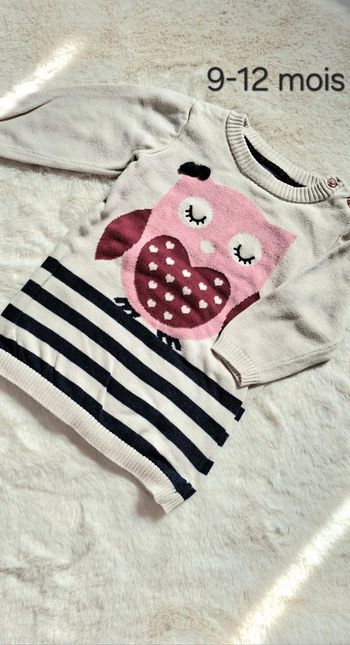 Robe pull taille 9-12 mois