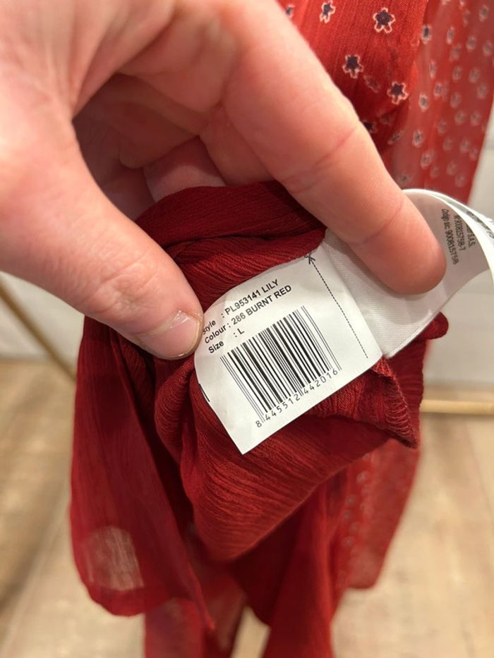 Robe longue Rouge Pepe Jeans L / 40 neuve - photo numéro 9