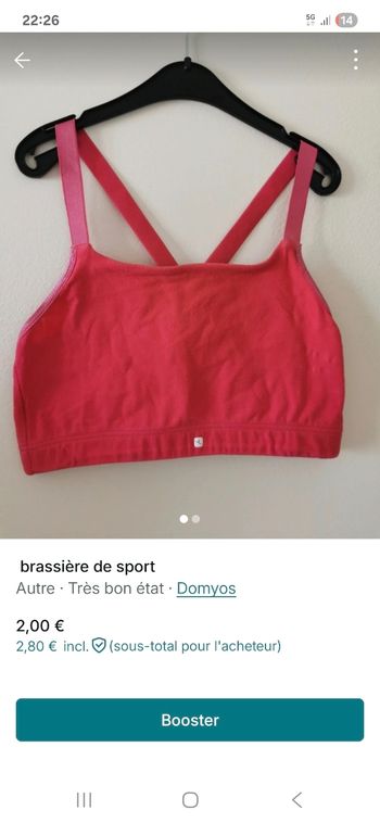 Brassière de sport