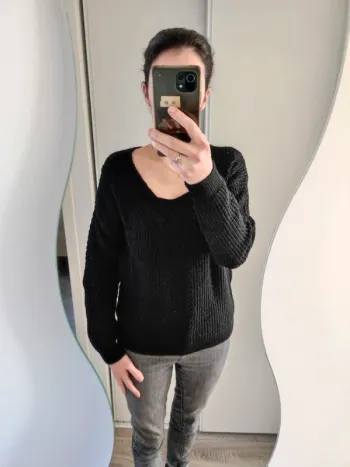 Pull chaud ,col V, Pimkie XS