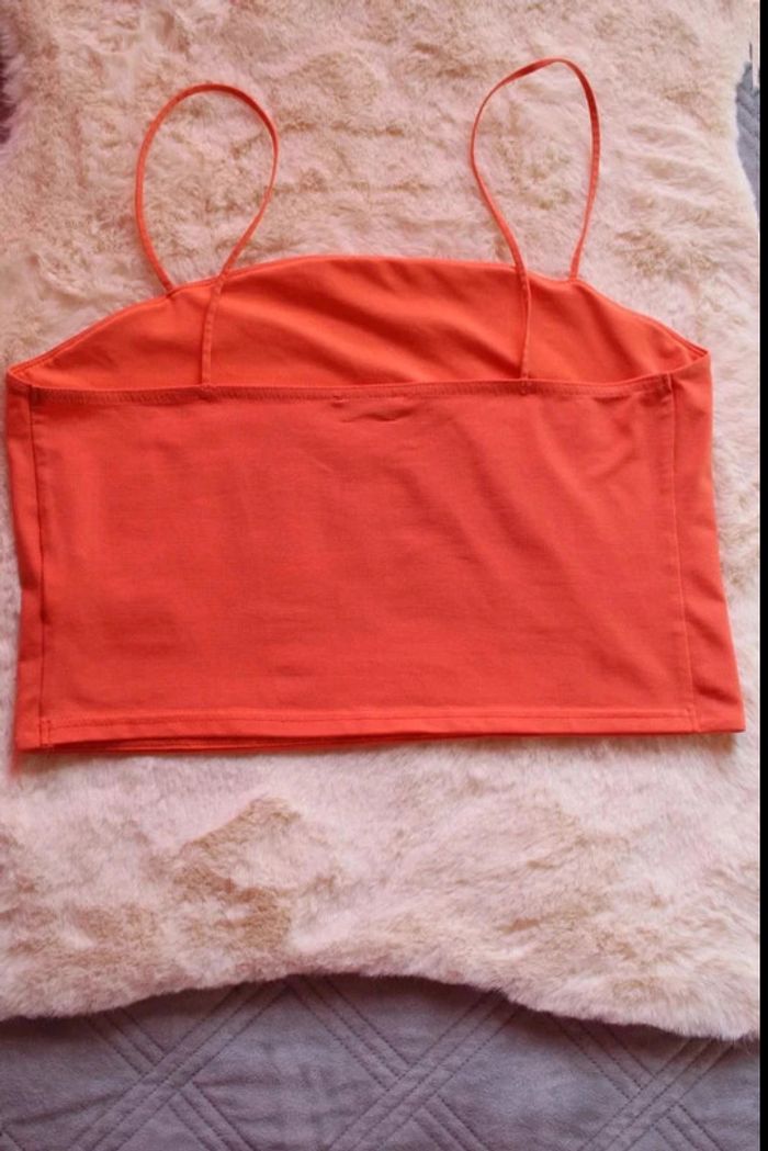 Top court orange - Pimkie - taille XL -  très bon état - photo numéro 4