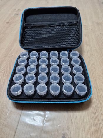 Pochette de rangement pour diamond painting / perles -30 pots inclus