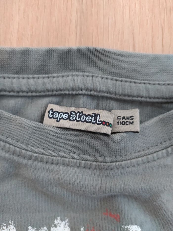 T-shirt tape à l'oeil 5 ans - photo numéro 4