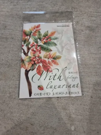 Sachet de sticker autocollant  arbre (fruit rouge)