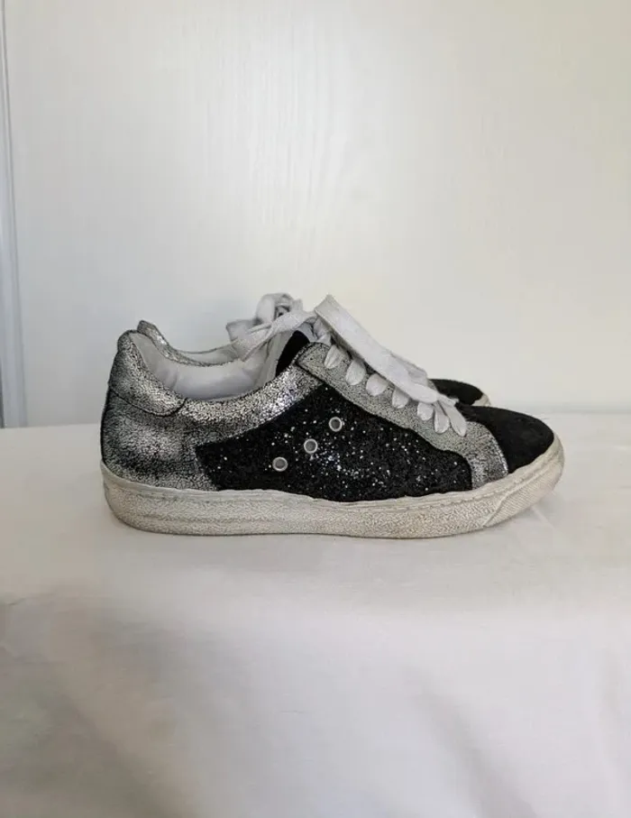 Baskets à paillettes - Méliné - taille 36 - photo numéro 2