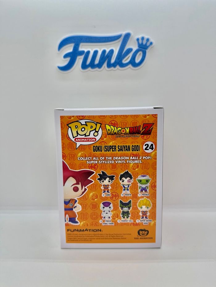 Funko Pop Dragon Ball Goku Super Saiyan God 24 - photo numéro 3