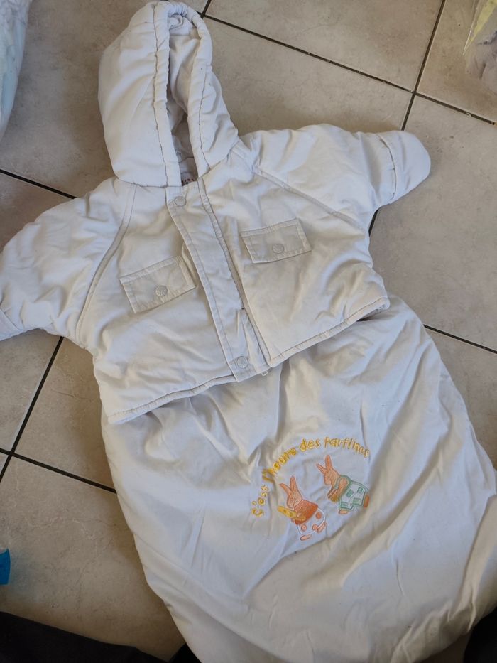 Lot nid d'ange et manteau - photo numéro 3