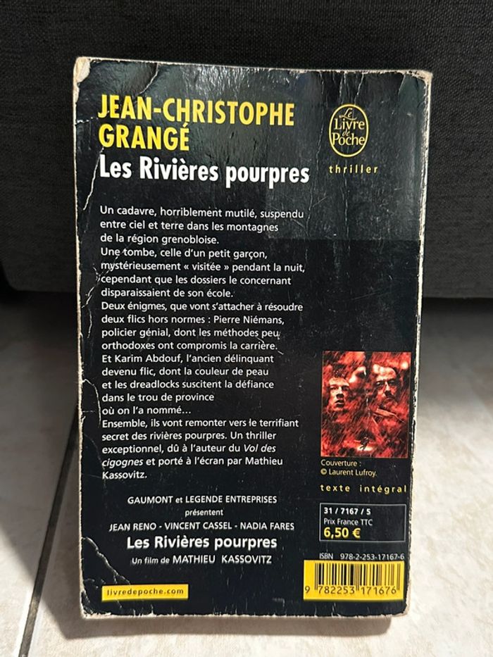 Thriller Les Rivières Pourpres de Jean-Christophe Grange - photo numéro 3