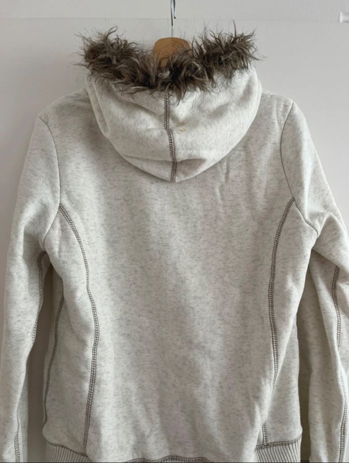 Veste beige à capuche ni - photo numéro 3