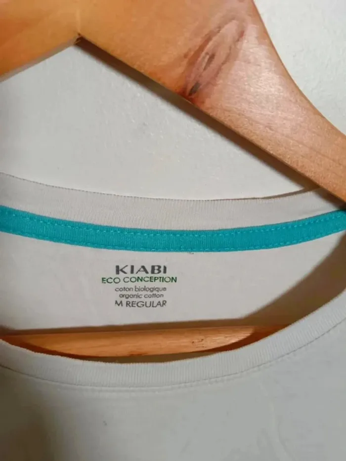 C13 t-shirt blanc kiabi M - photo numéro 3