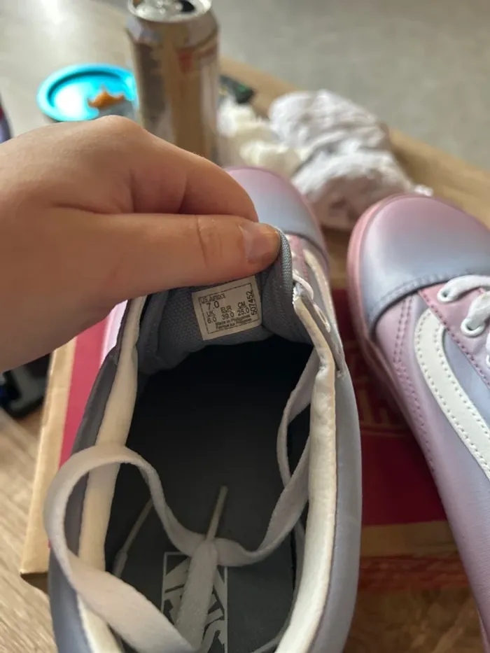 Basket vans old skool sunset fade lilas - photo numéro 12