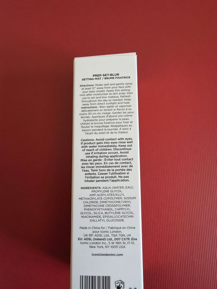 Brume fixatrice iconic london - photo numéro 6