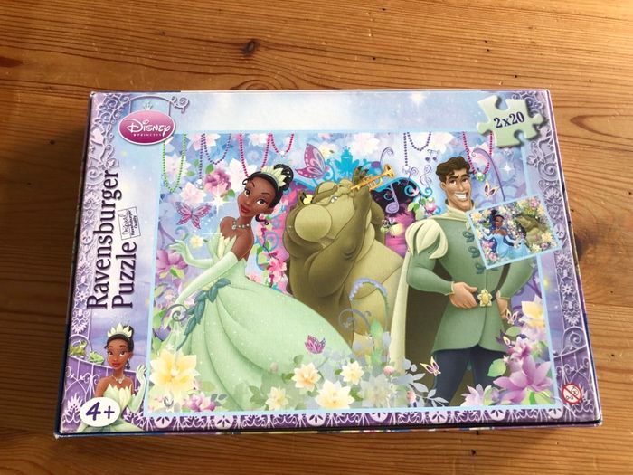 2 puzzles 20 pièces La princesse et la grenouille - photo numéro 5