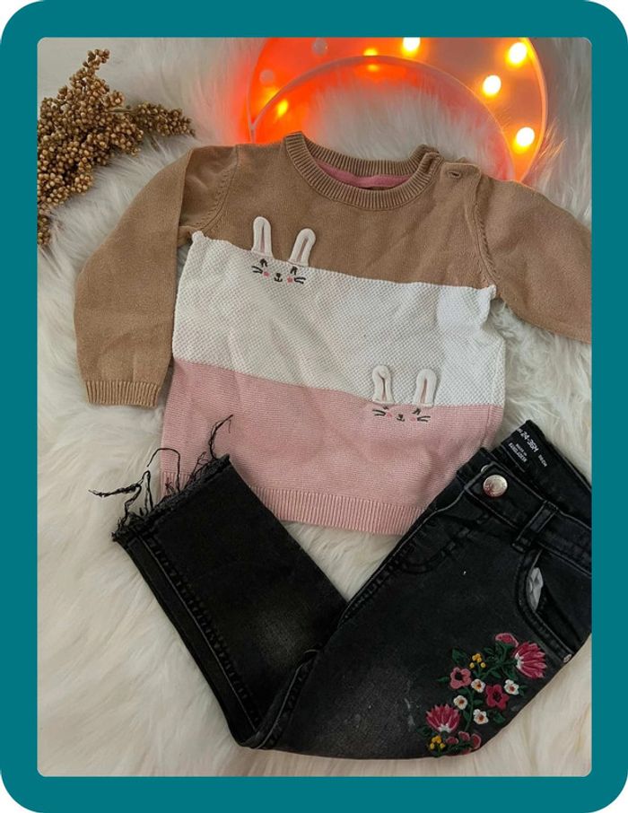Ensemble fille 24 à 36 mois