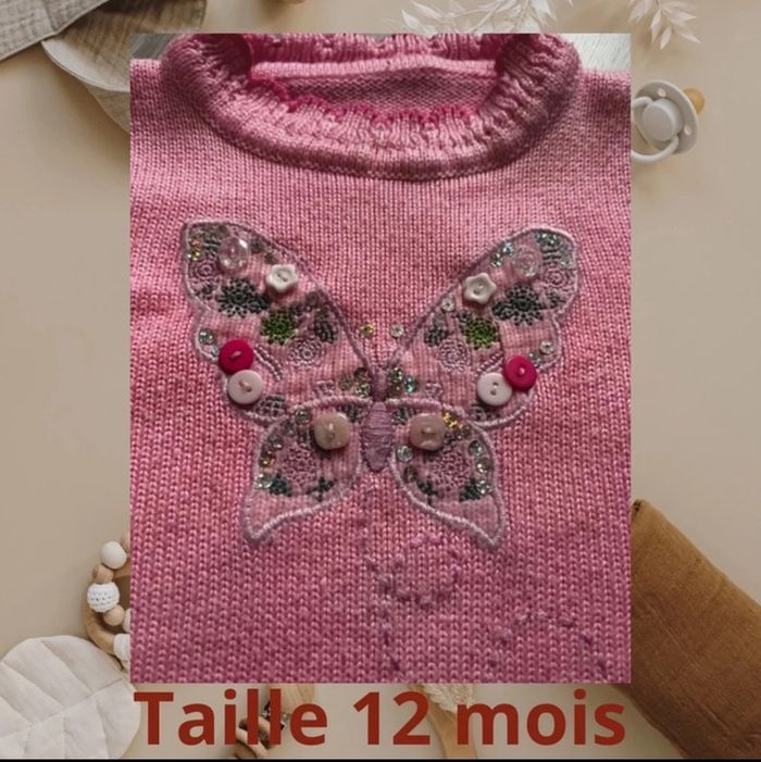 Pull fille 12 mois - photo numéro 3