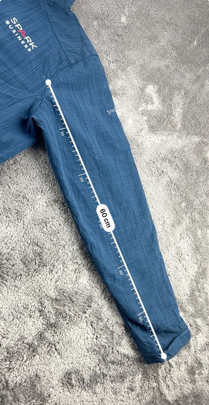 Veste Eddie Bauer bleu marine avec logo brodé Taille M – Homme - photo numéro 5