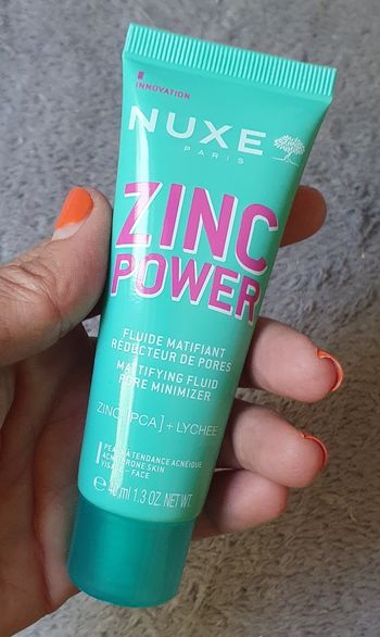 "Zinc Power" - Fluide Matifiant Réducteur de Pores (40Ml) / Nuxe