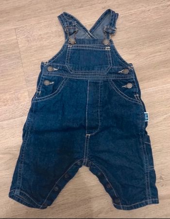 Salopette jean petit bateau