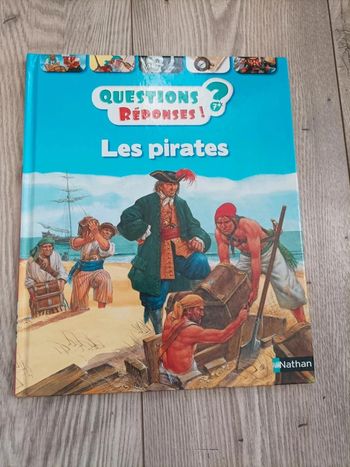 Joli livre instructif sur les pirates neuf