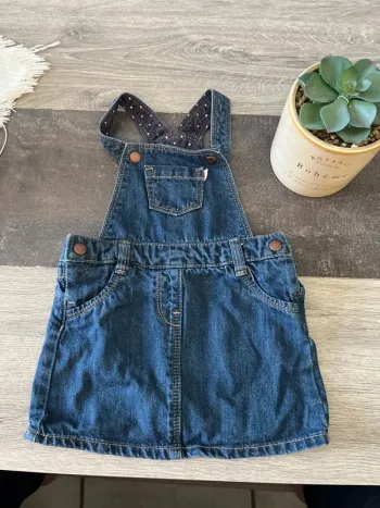 Salopette en jean 9 mois