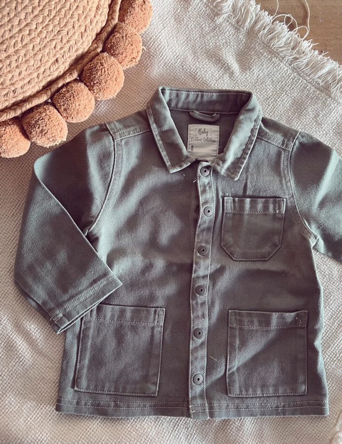 Veste kaki vertbaudet mixte neuve 18 mois