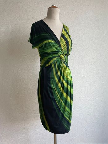 Robe verte à motif Max Mara