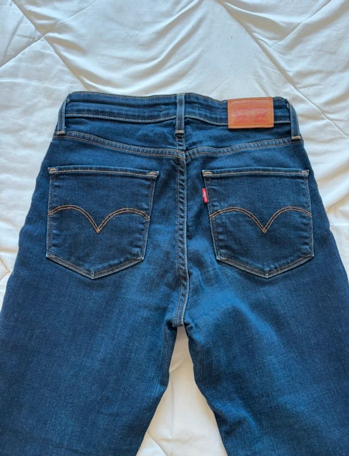 Jean Lévis 721 high rise super skinny bleu marine mi taille haute taille 36/38 W27 S/M L30 - photo numéro 16
