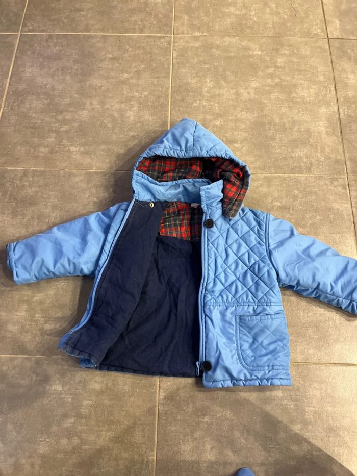 Combinaison + veste de ski bleu ciel 24 mois - photo numéro 2