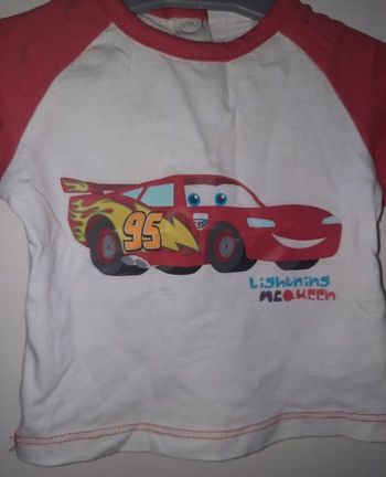 Tee shirt cars taille 3 mois