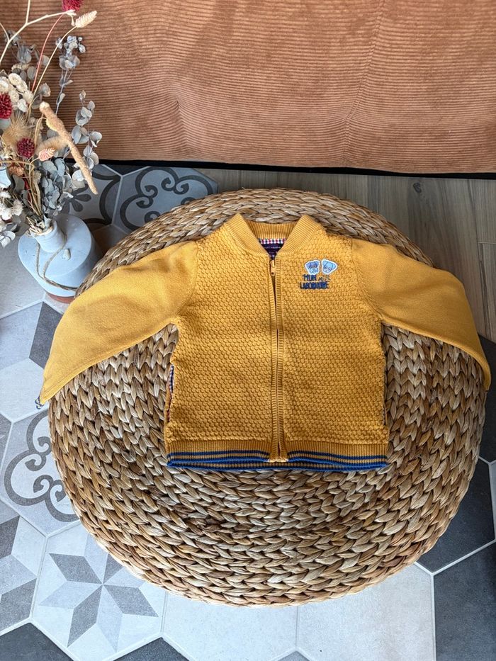 Ensemble 3 pièces jaune et bleu - 24 mois - photo numéro 9