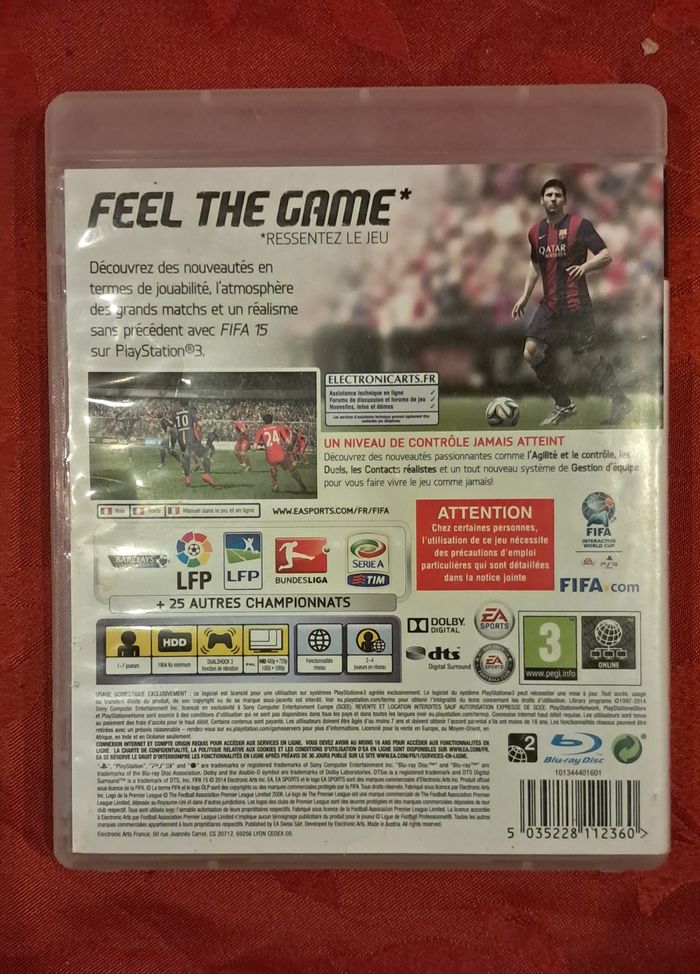 Jeux ps3 fifa 15 - photo numéro 2