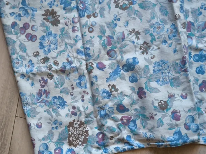 Taie de traversin vintage motif floral 167 X 42 cm - photo numéro 8