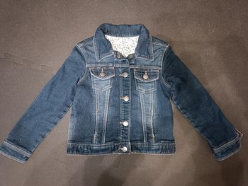 Veste en jean doublée fille 3ans