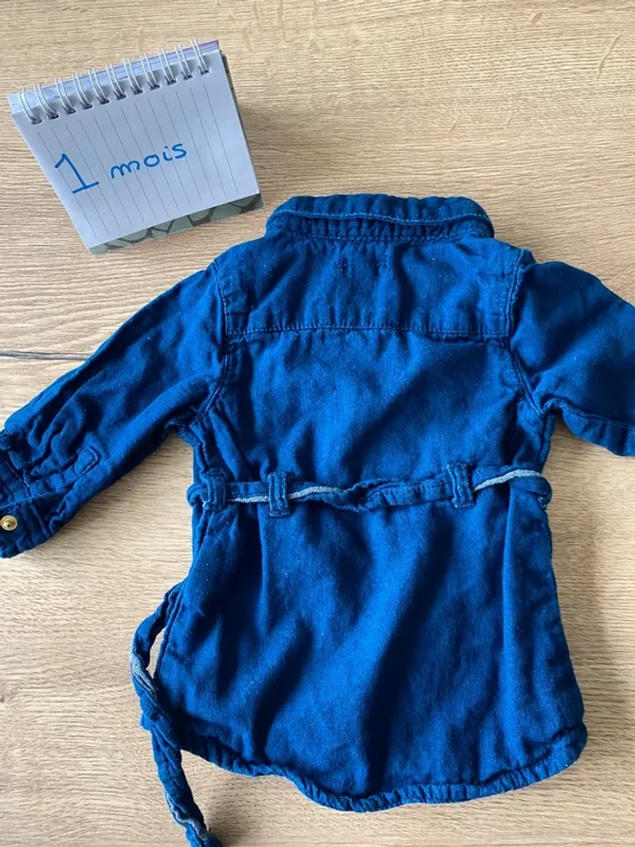 Robe en jeans Kiabi 1 mois - photo numéro 2