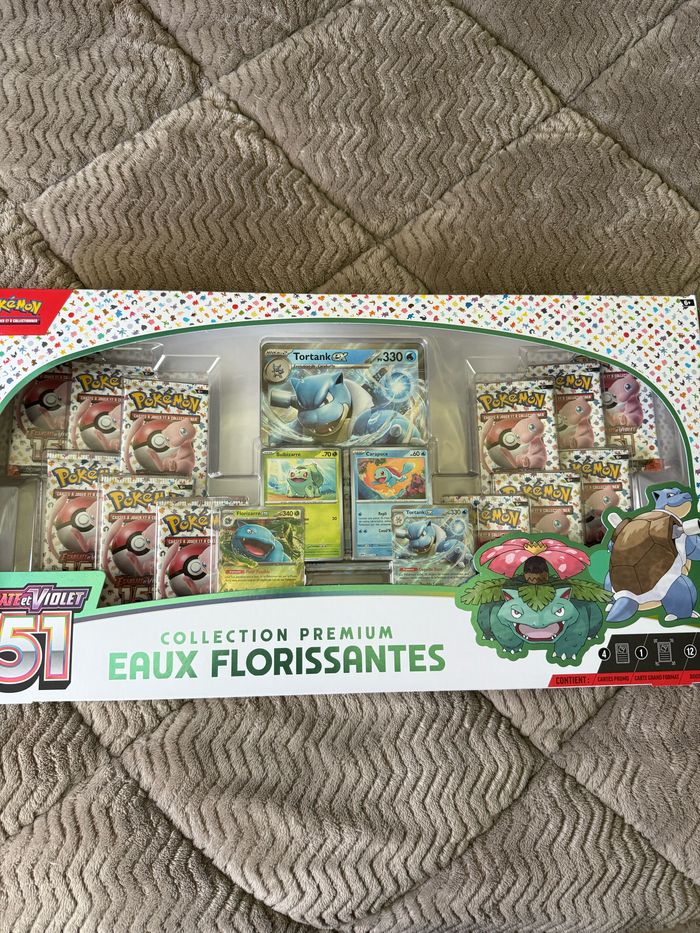 Coffret Pokémon 151 - Collection Premium Eaux Florissantes - Neuf Scellé
