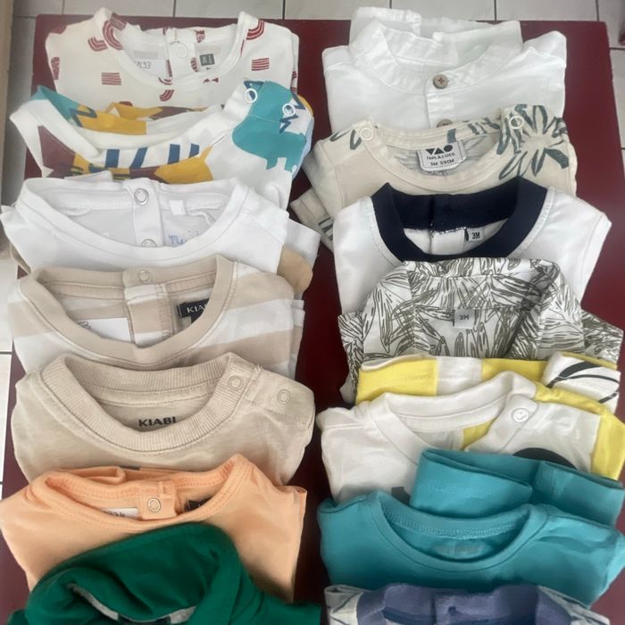 Lot de 24 t-shirt 3 mois 👶 - photo numéro 3