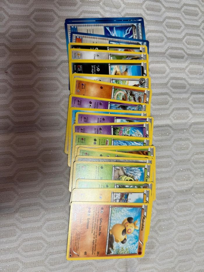 Lot de 22 cartes Pokémon Série Noir & Blanc Glaciation Plasma #2