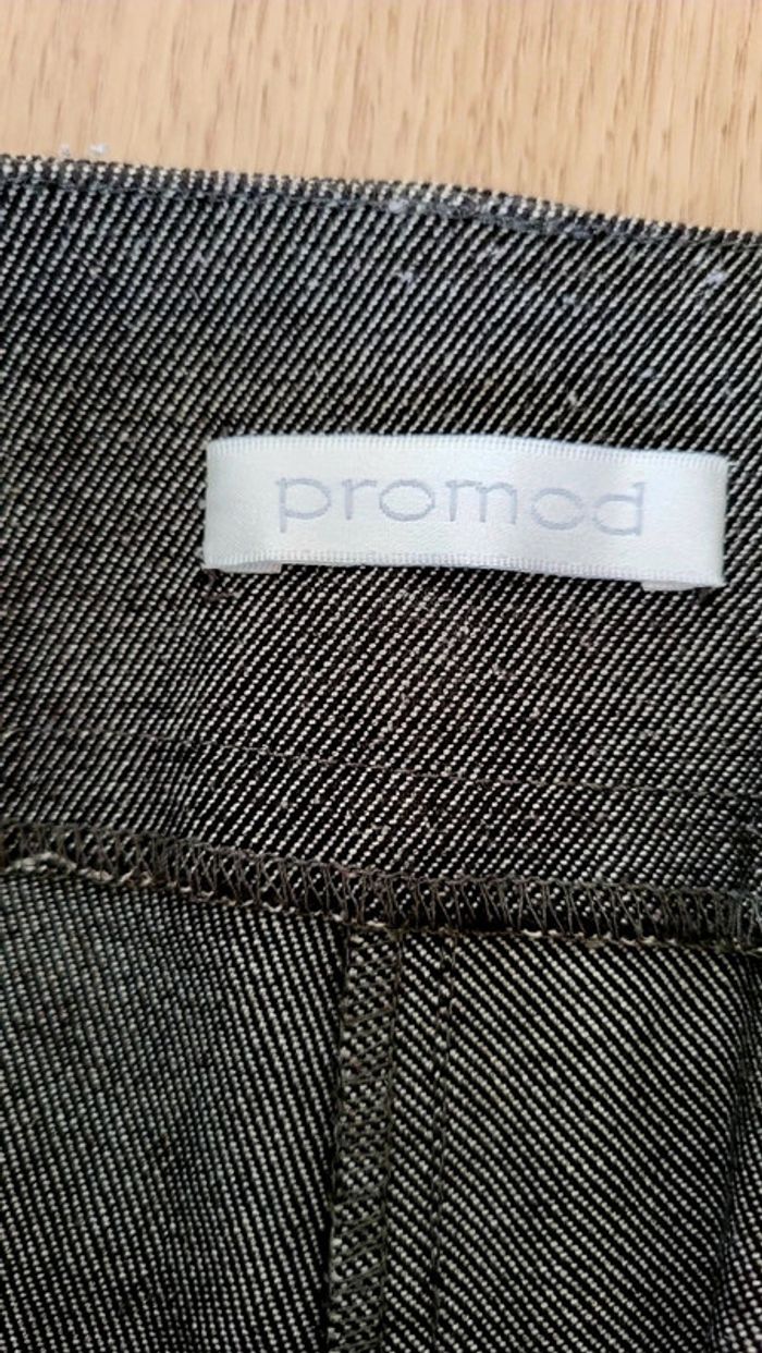 🟣 Pantacourt Gris Neuf Promod en 42 🟣 - photo numéro 3