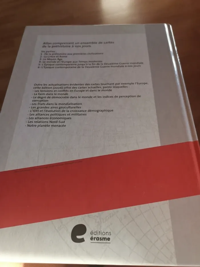 Atlas d'histoire réédition 2006 édition Erasme - photo numéro 2