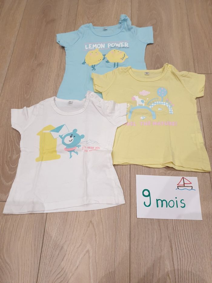 T-shirts fille 9mois