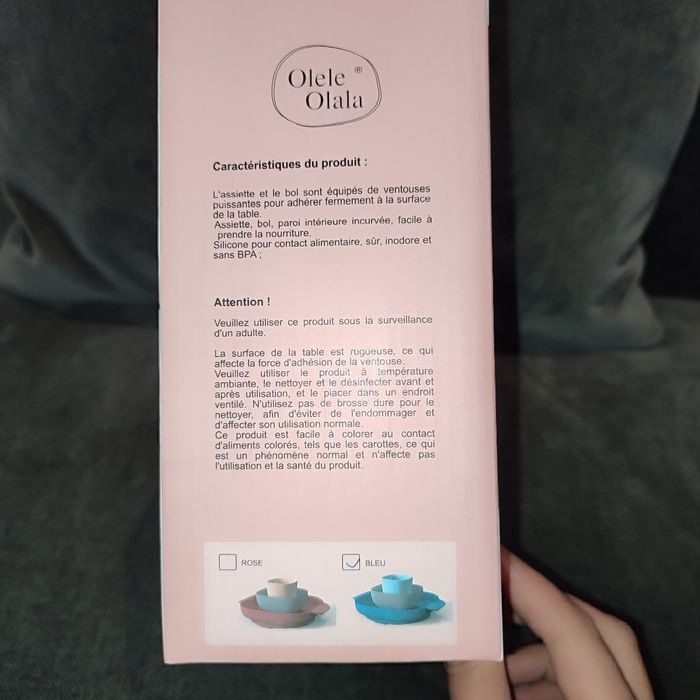 Coffret vaisselle enfants a venteuse - photo numéro 6